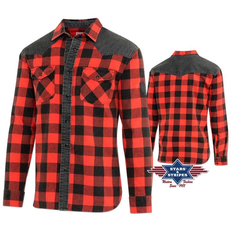Lumberjack Rød Flanellskjorte