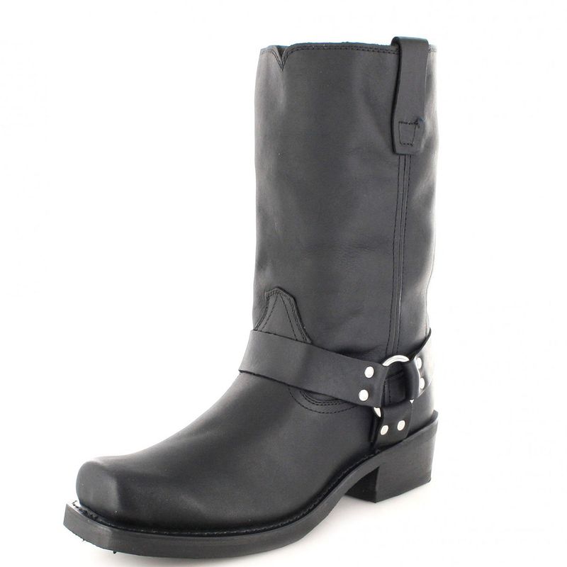 Black Harness Boots