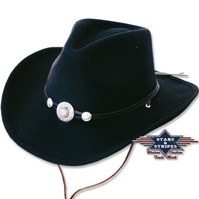 Hovedbilde Idaho Black Cowboyhatt