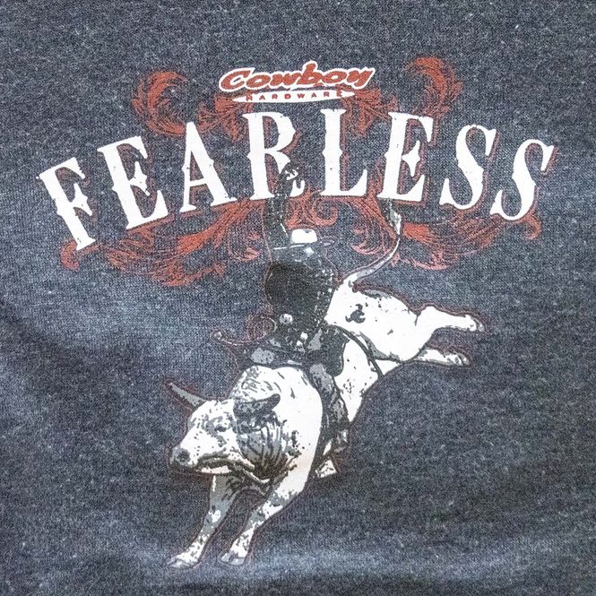 Hovedbilde Fearless Bull Rider Hettegenser Til Gutt