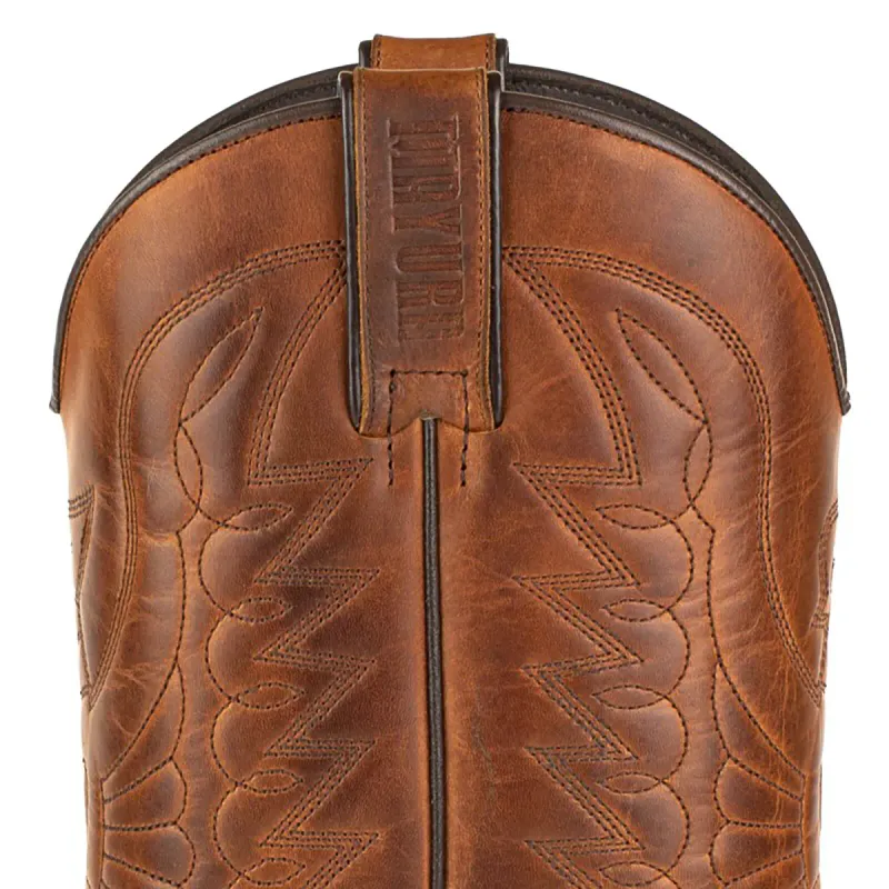 Old Manchado Pull Grass Castano 2660 – Square Toe Cowboy Boots