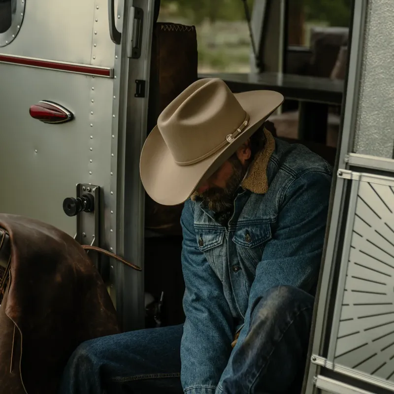 Stetson Corral Buffalo 4X Cowboyhatt Silversand