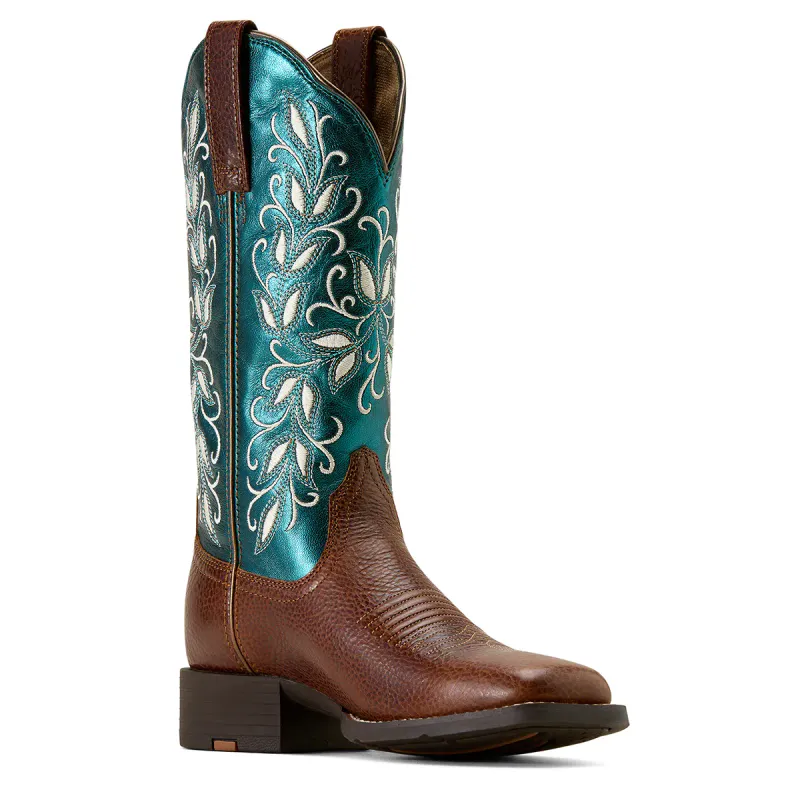 Round Up Holly Wide Square Toe Western Boots – Dame