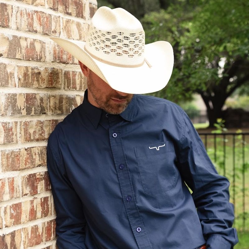 Cal Vented Straw Cowboyhatt