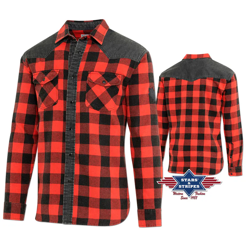 Lumberjack Rød Flanellskjorte
