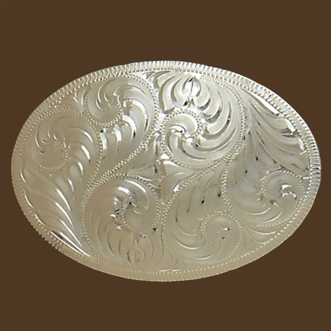 Hovedbilde Oval German Silver Beltespenne