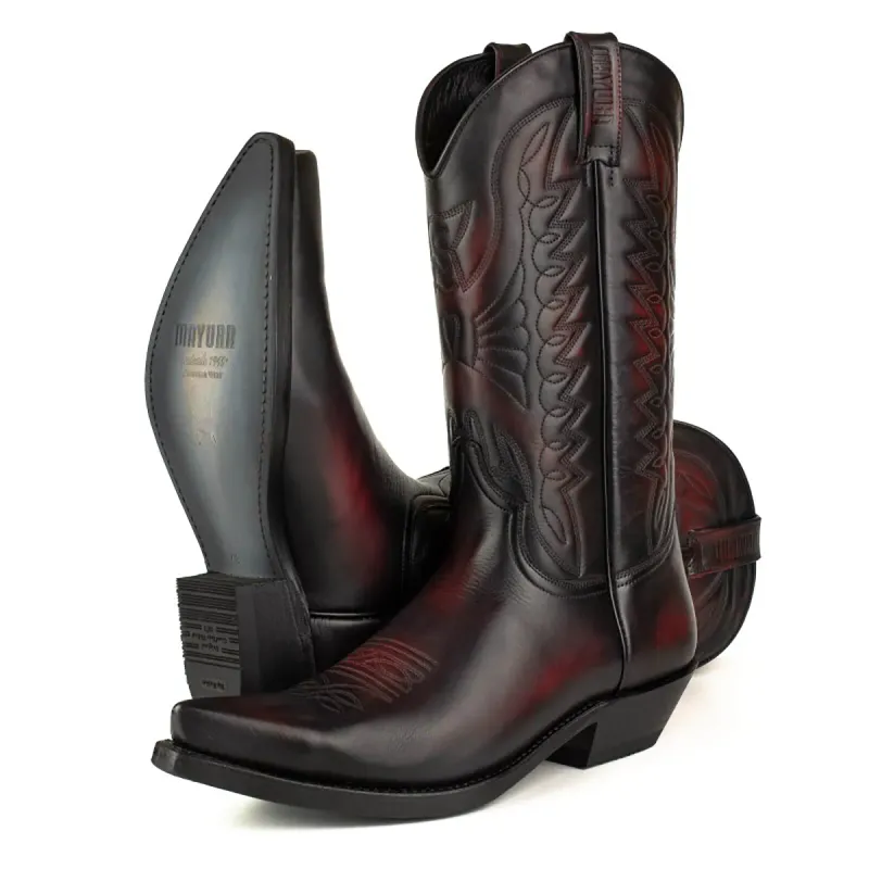 Mayura 1920 Cowboy Boots - Texas Red