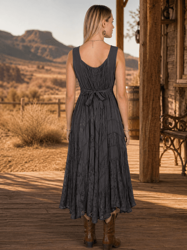 Scully Gun Metal Western-Kjole