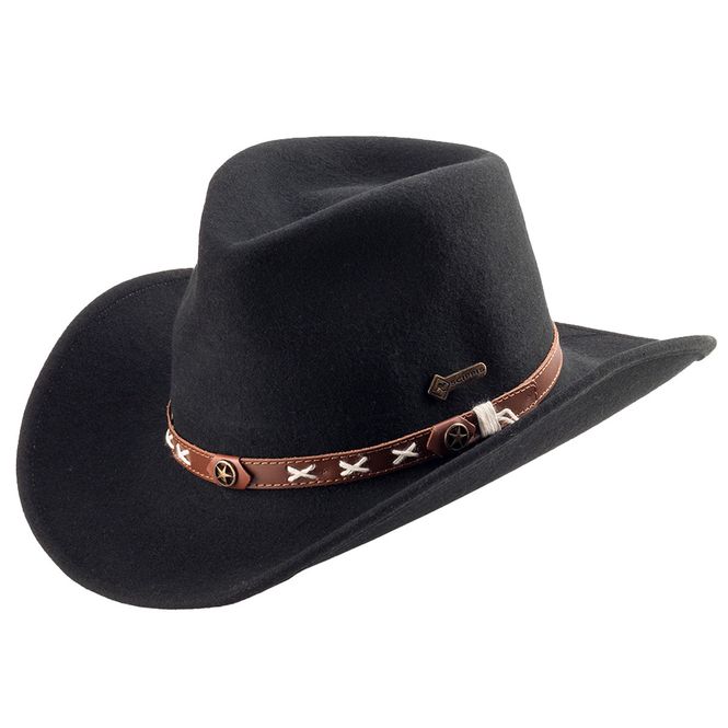 Hovedbilde Scippis Smokey Westernhatt - Svart