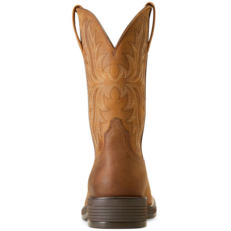 Ariat Ridgeback Western Boots - Oily Distressed Tan
