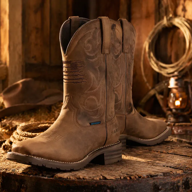 Ariat Hybrid Patriot Waterproof Herreboots – Western Boots