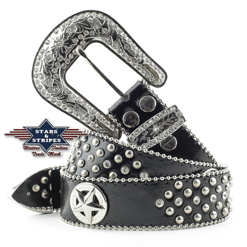 Stars & Stripes Stone 2 Black Belte