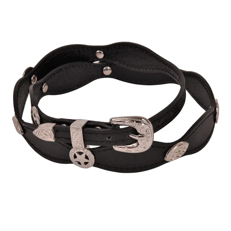 Marshal Black – Western Hattebånd i Skinn