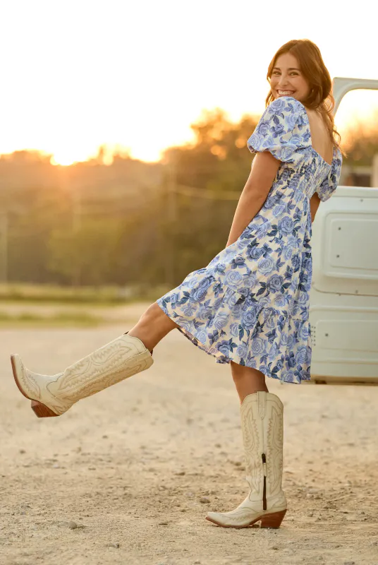 Ariat Casanova X Toe Hvit – Høye Western Boots