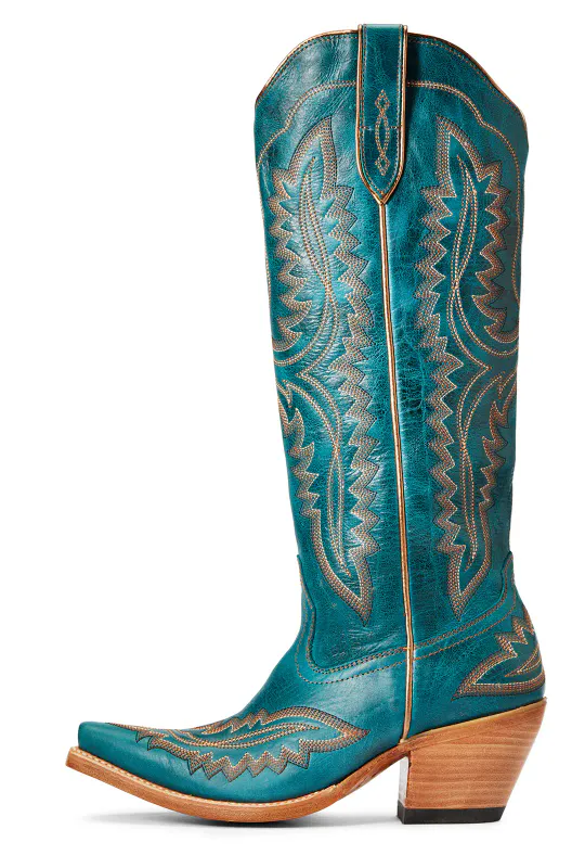 Ariat Casanova X Toe Western Boots - Turquoise